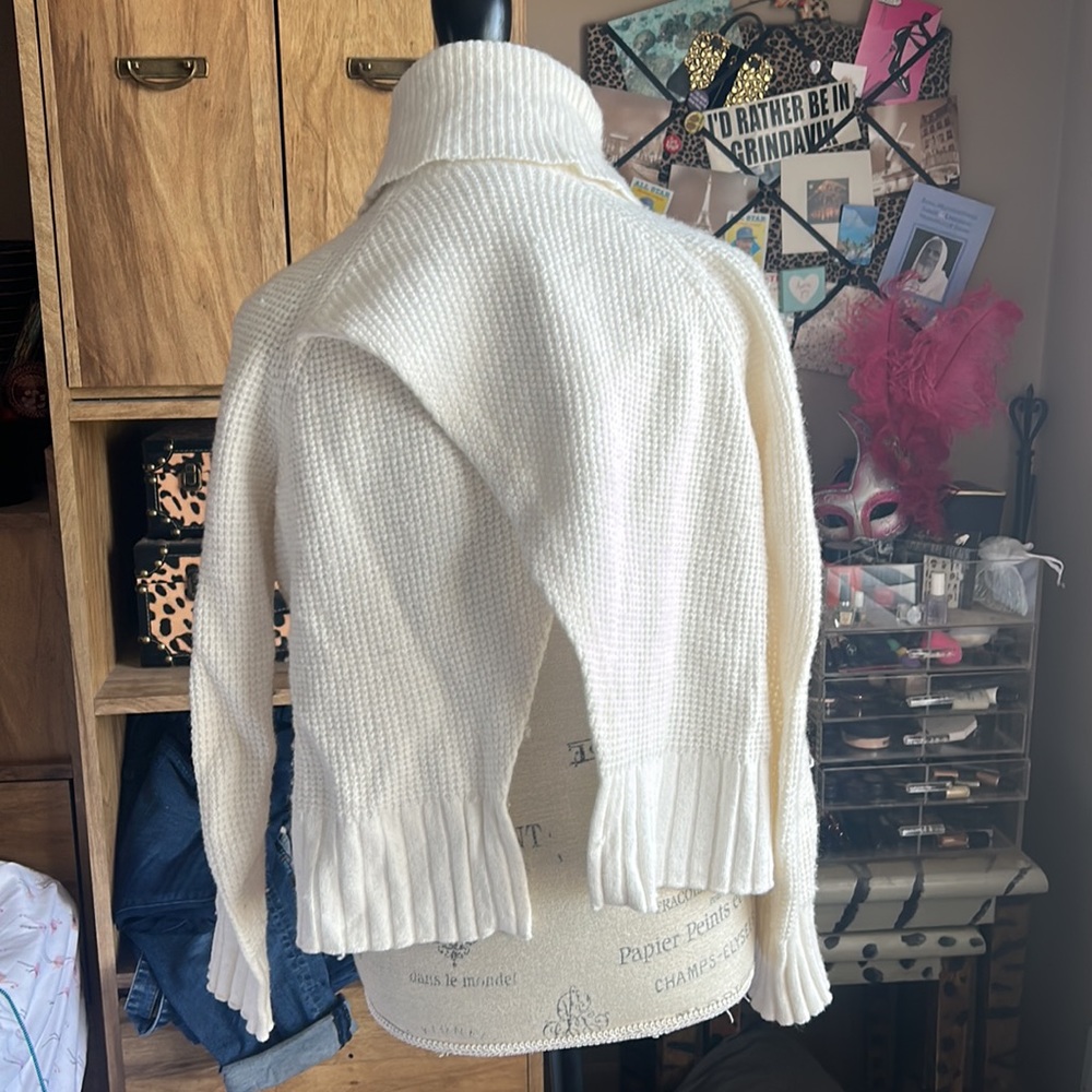Madewell Split Back Turtleneck Sweater - Small - image 3